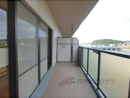 レックスガーデン大津南郷リオのベランダ