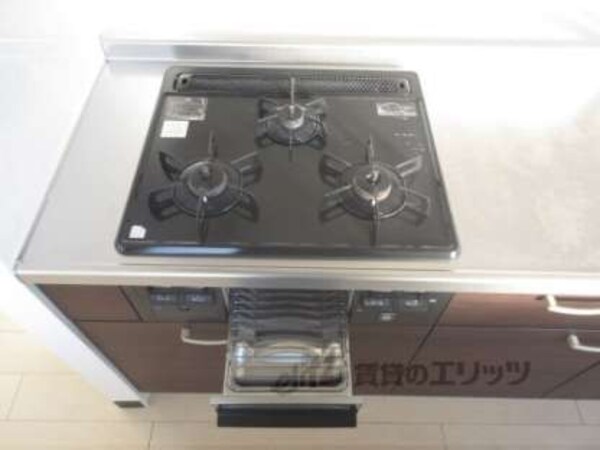 ガス3口コンロ