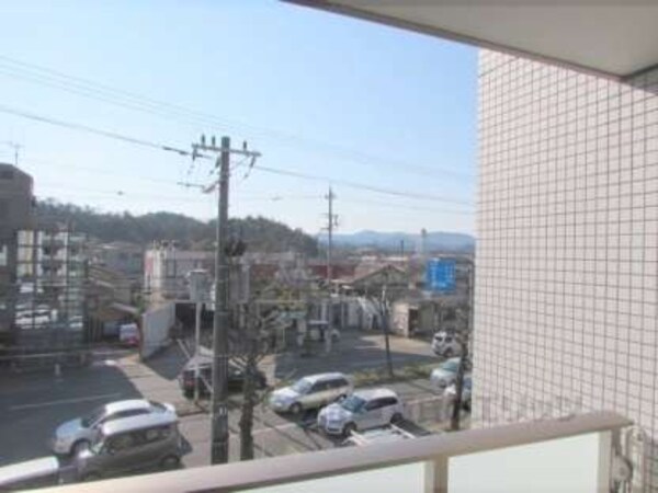 眺望(大通りから見えることがなく安心です。)