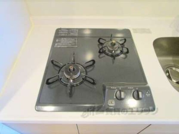 ガス2口コンロ