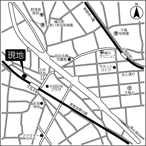 地図(★タウンハウジング蒲田店取り扱い★)