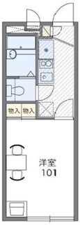 レオパレスエキノックスＡの間取図