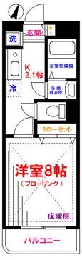 ベルドミール武蔵野の間取図
