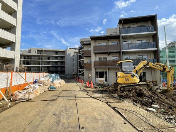 エントランス(建築中)