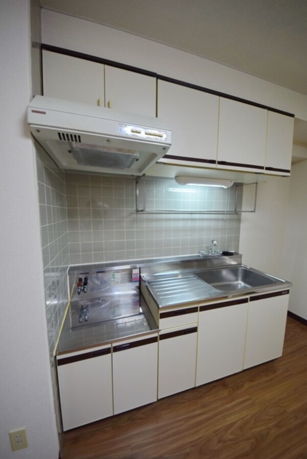 キッチン(★収納の多いキッチンです。２口コンロ設置可能★)