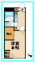 レオパレスグローリアの間取図