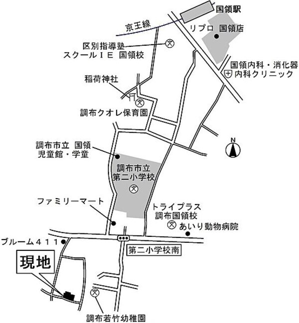 地図(★お部屋探しはタウンハウジング稲田堤店まで★)