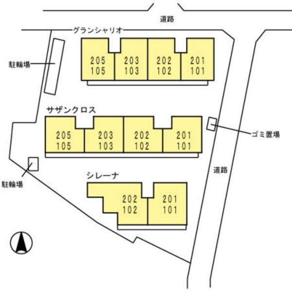 地図(★物件配置図★)