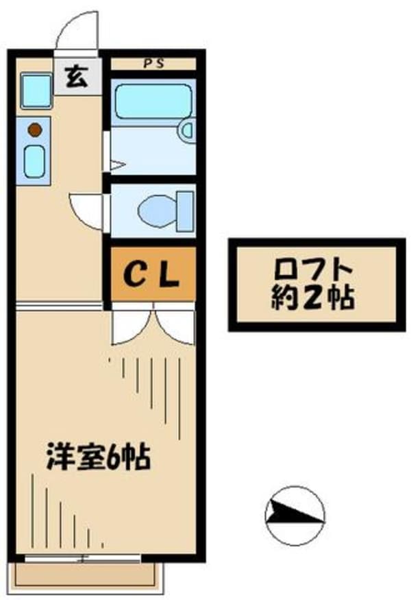 間取図(平面図)(★ロフト付きのお部屋★)