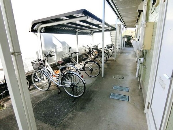 駐車場(?駐輪場☆)