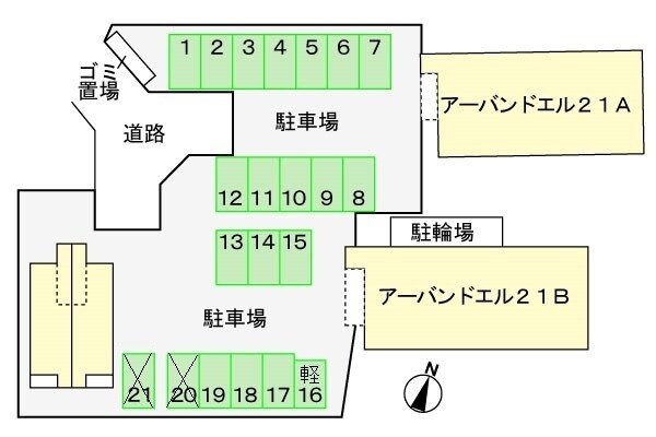 駐車場(★配置図★)