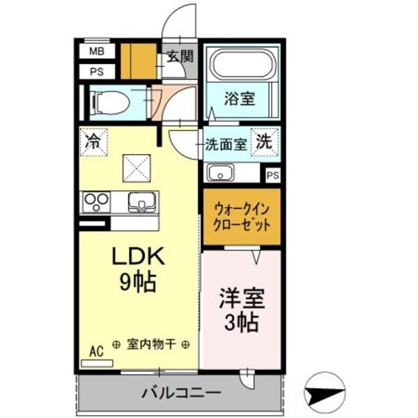 間取図(平面図)(ゆったり爽快バスタイム♪)