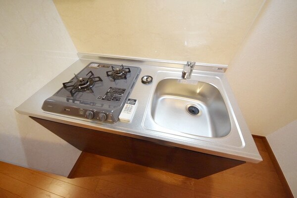 キッチン(★2口ガスコンロ付きですよ★)