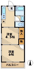 ハイツＡの間取図