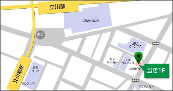 地図(☆タウンハウジング立川店はこちらです☆)