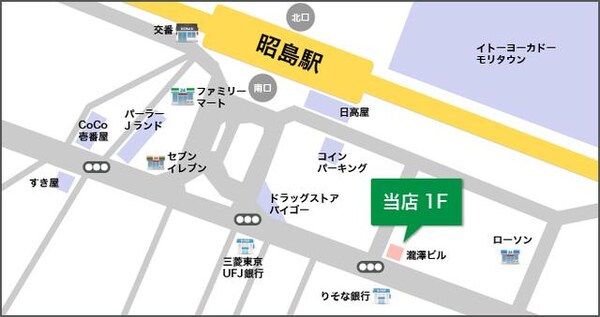 地図(昭島店)