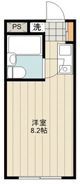コーポアリスの間取図