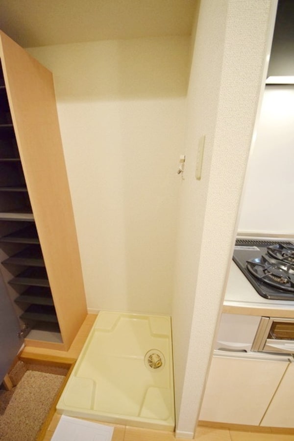 設備(★室内で洗濯できるのって嬉しいですね★)