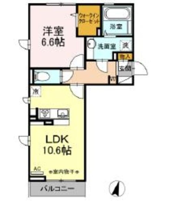 間取図(平面図)(☆人気の１ＬＤＫ)