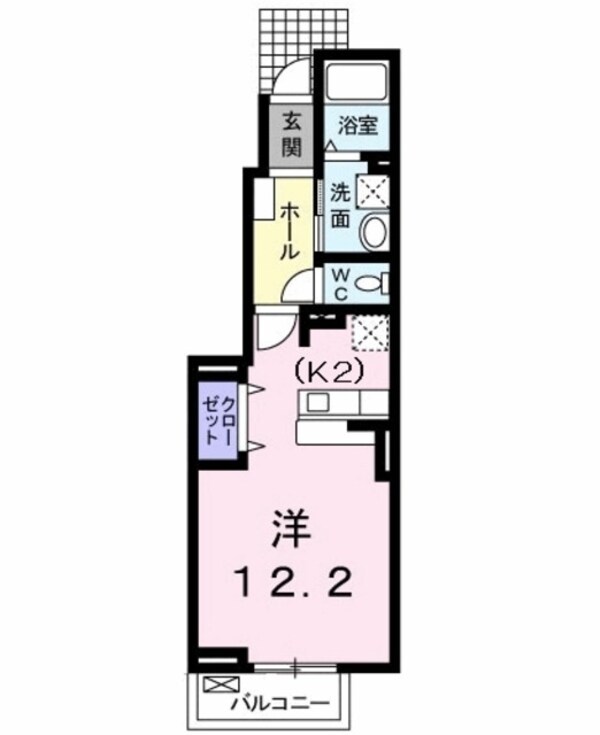 間取図(平面図)(☆広めの1Ｋ☆)