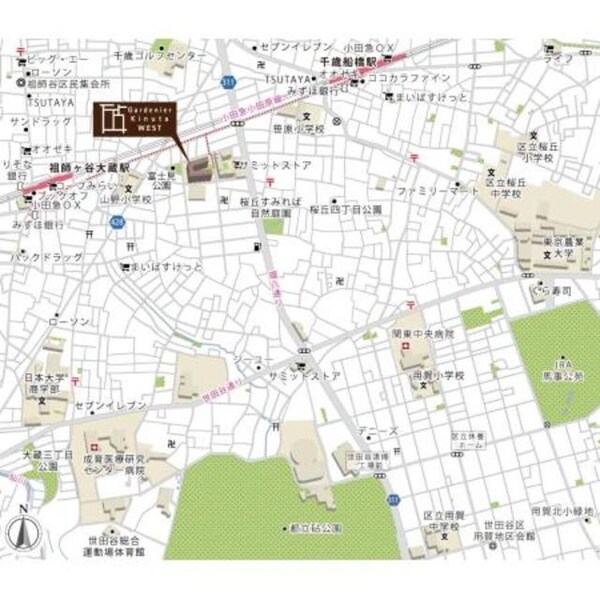 地図(★お問い合わせはタウンハウジング祖師ヶ谷大蔵店まで★)