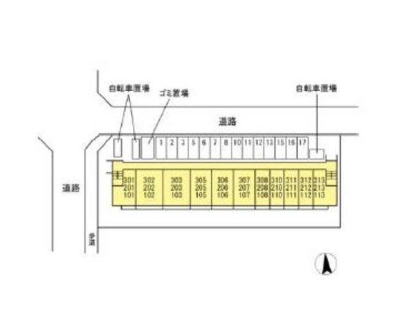 駐車場(※配置図)