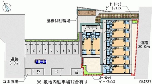 駐車場(敷地図)