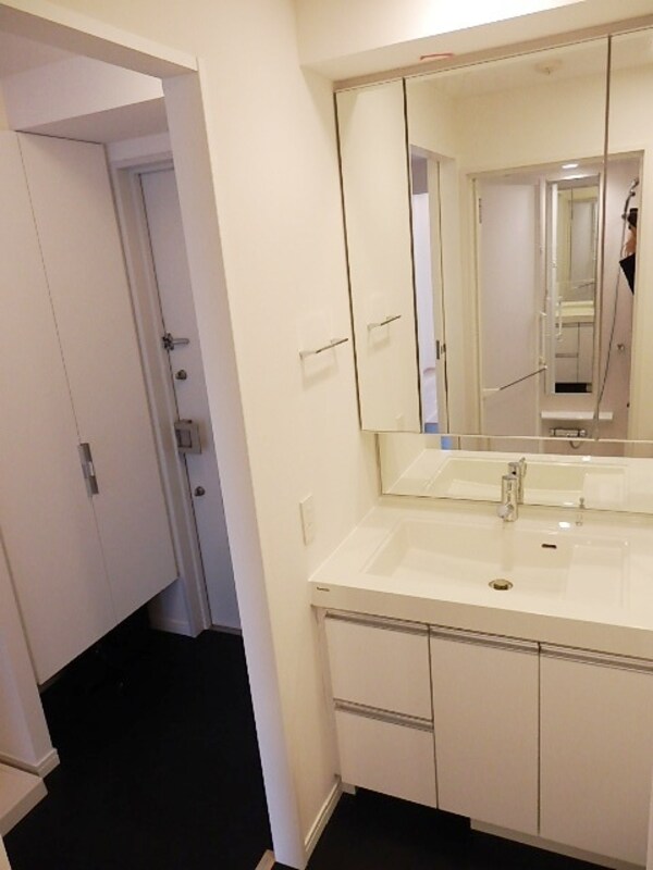 洗面(ワイドな洗面台)