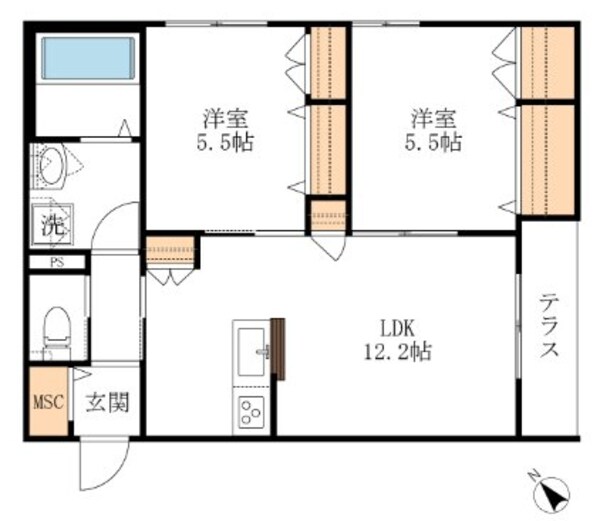 間取図(平面図)