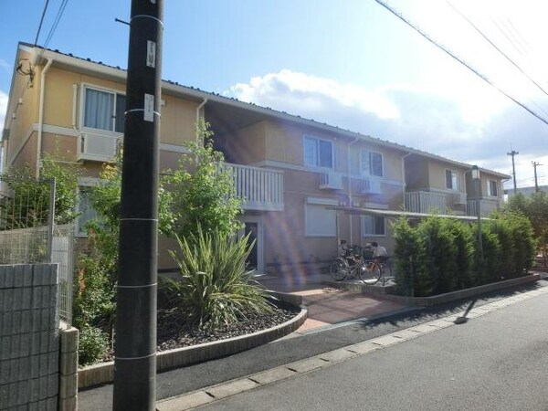 外観(独立した敷地に建つ築浅アパートです)