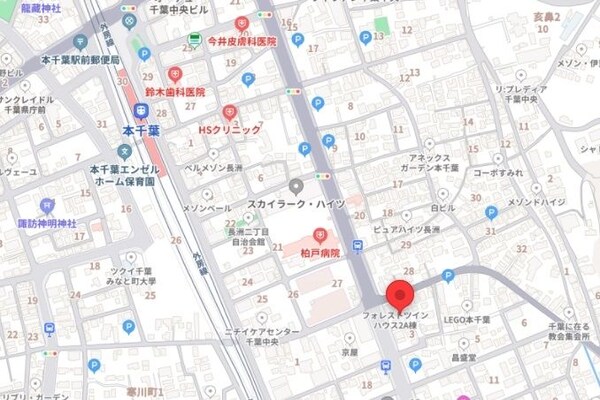 地図(ご来店お待ちしております！043-221-3600)