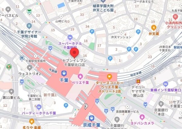 地図(現地待ち合わせ歓迎♪お問合せはタウンハウジング千葉店まで！)
