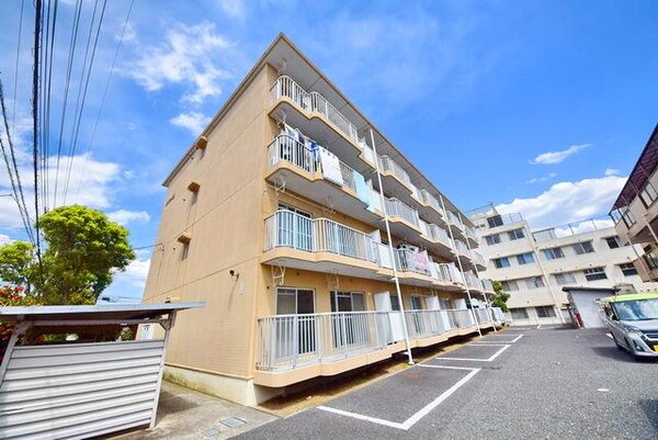 外観(前面棟なしで日当たり良好)