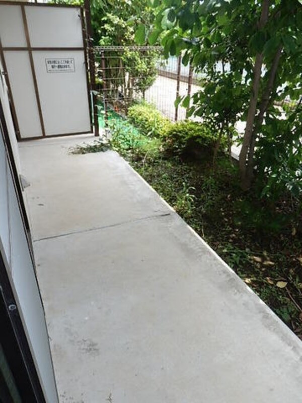 眺望(１階は広々専用庭です)