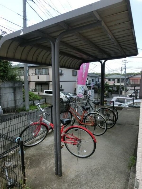 共有部分(駐輪場です)