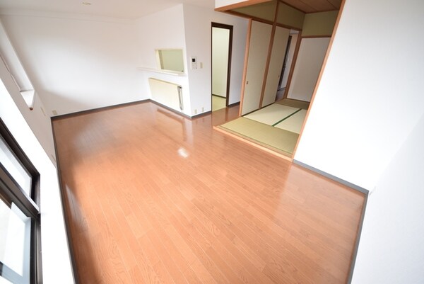 眺望(間仕切り開放でお部屋を広く使えます)