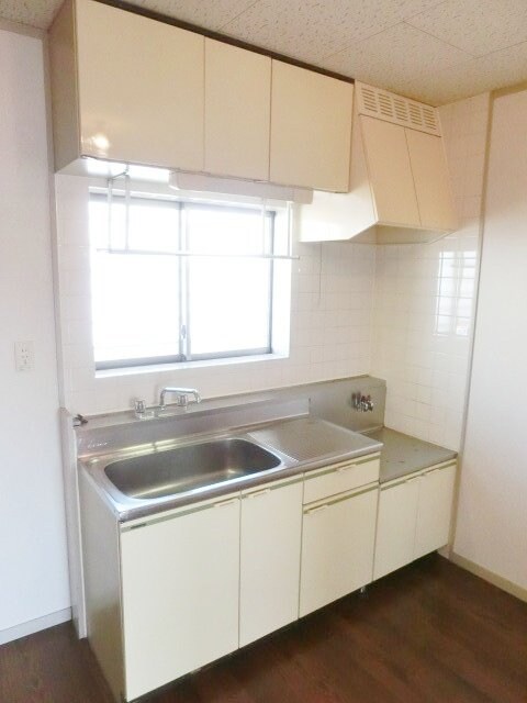 物件内観写真3　(シンクが大きく、洗物も便利なキッチン)