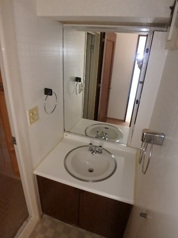 洗面(※同建物　別タイプ間取りの設備施工例　現況優先)