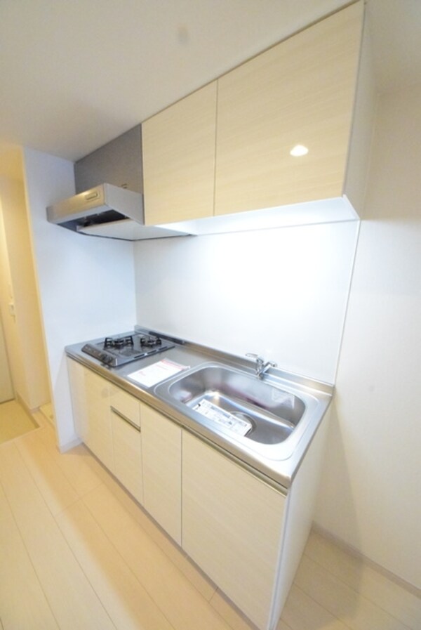 キッチン(ガスコンロ2口設置済み)