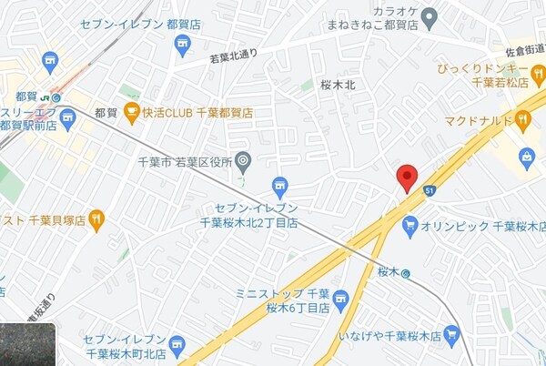 地図(ご来店お待ちしております！043-221-3600)