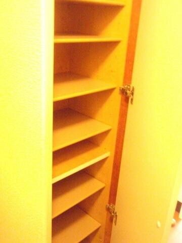 設備(高ーいシューズボックス！)