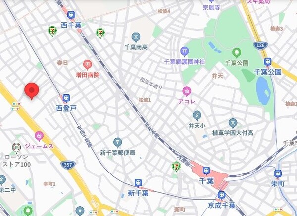 地図(現地待ち合わせ歓迎♪お問合せはタウンハウジング蘇我店まで！)