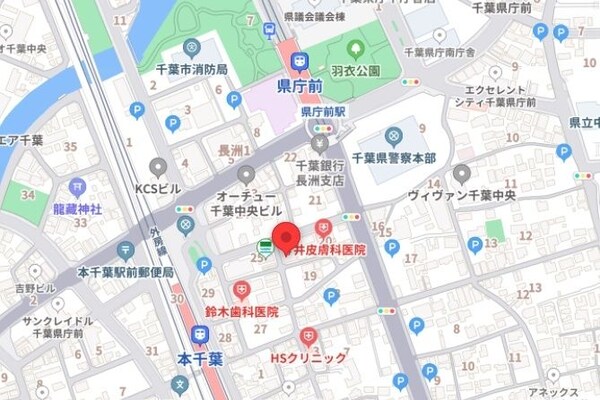 地図(現地待ち合わせ歓迎♪お問合せはタウンハウジング蘇我店まで！)