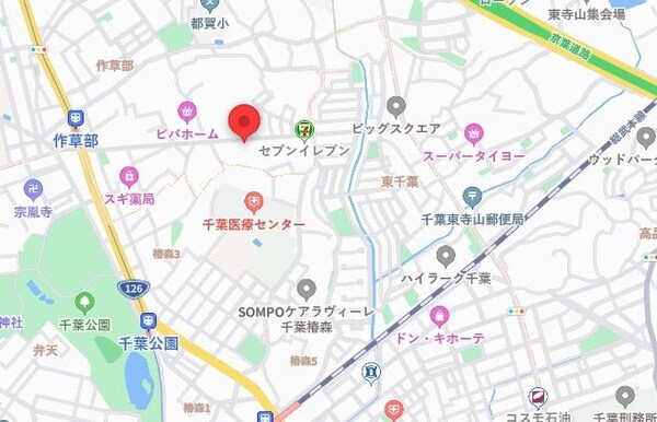 地図(現地待ち合わせ歓迎♪お問合せはタウンハウジング蘇我店まで！)