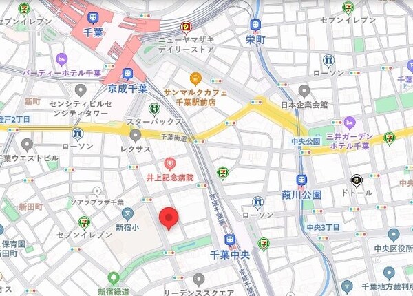 地図(現地待ち合わせ歓迎♪お問合せはタウンハウジング蘇我店まで！)