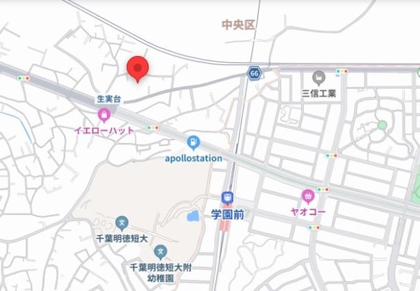 地図(現地待ち合わせ歓迎♪お問合せはタウンハウジング蘇我店まで！)