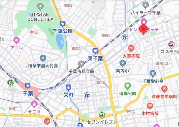 地図(現地待ち合わせ歓迎♪お問合せはタウンハウジング蘇我店まで！)