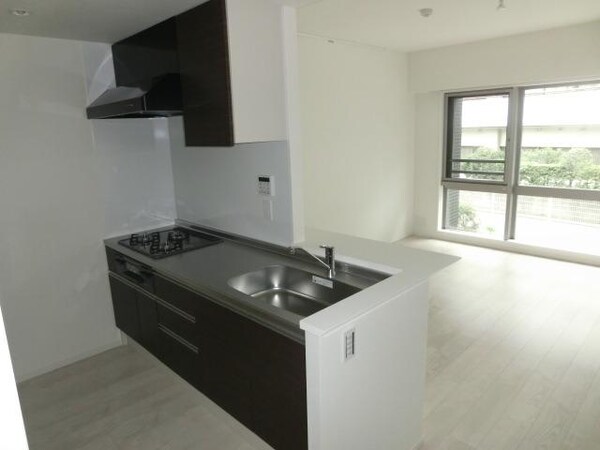 キッチン(収納機能もたっぷりシステムキッチンです)