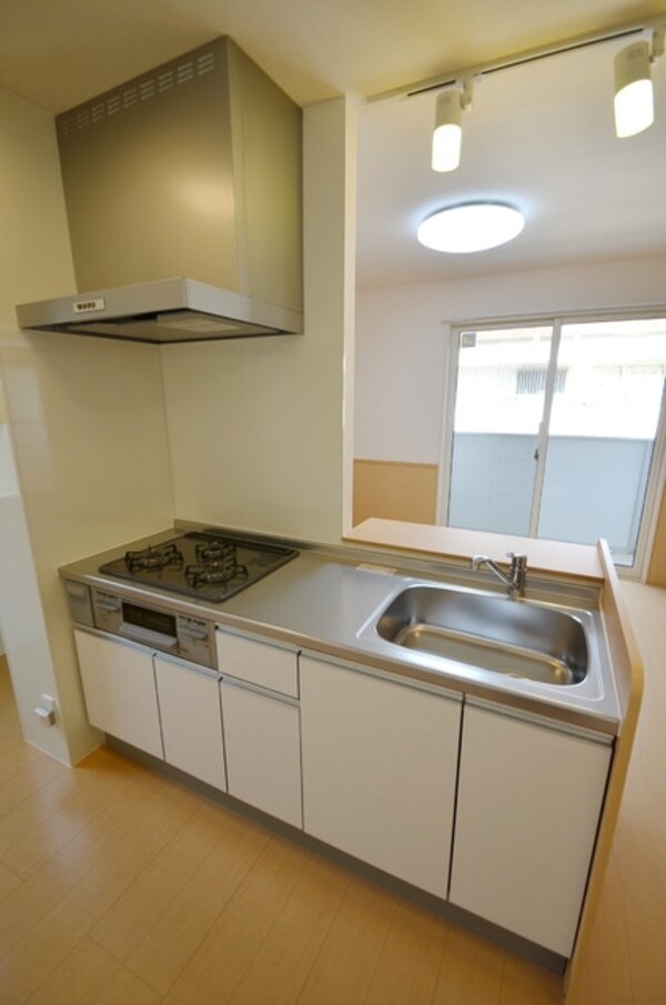 キッチン(※写真は同一建物内の別間取りタイプの写真です)