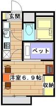 レオパレスロビンの間取図